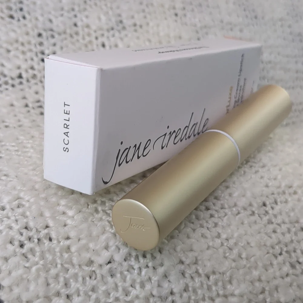 jane iredale ColorLuxe Hydrating Cream Lipstick in Scarlet, 2g/0.07oz